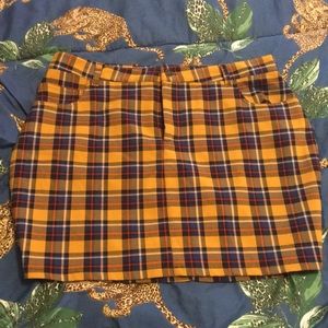 Forever 21 plaid skirt